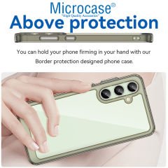 Microcase Samsung Galaxy S24 FE Shield Serisi Darbeye Dayanıklı Yarı Esnek Plastik Tpu Kılıf - AL8100