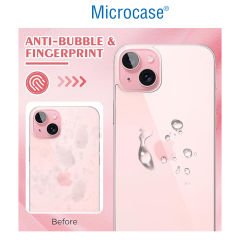 Microcase IPhone 15 Arka Kapak  için Tempered Glass Cam Koruma - AL3270