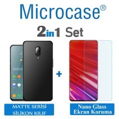 Lenovo Z5 Pro GT Matte Serisi Silikon Kılıf Siyah + NANO (SEÇ)