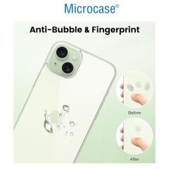 Microcase IPhone 15 Plus Arka Kapak Için Tempered Glass Cam Koruma - AL3270