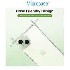 Microcase IPhone 15 Plus Arka Kapak Için Tempered Glass Cam Koruma - AL3270
