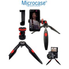 Microcase Cep Telefonu Ve Kamera için Çok İşlevli 3 Ayak Tripod AL-2942