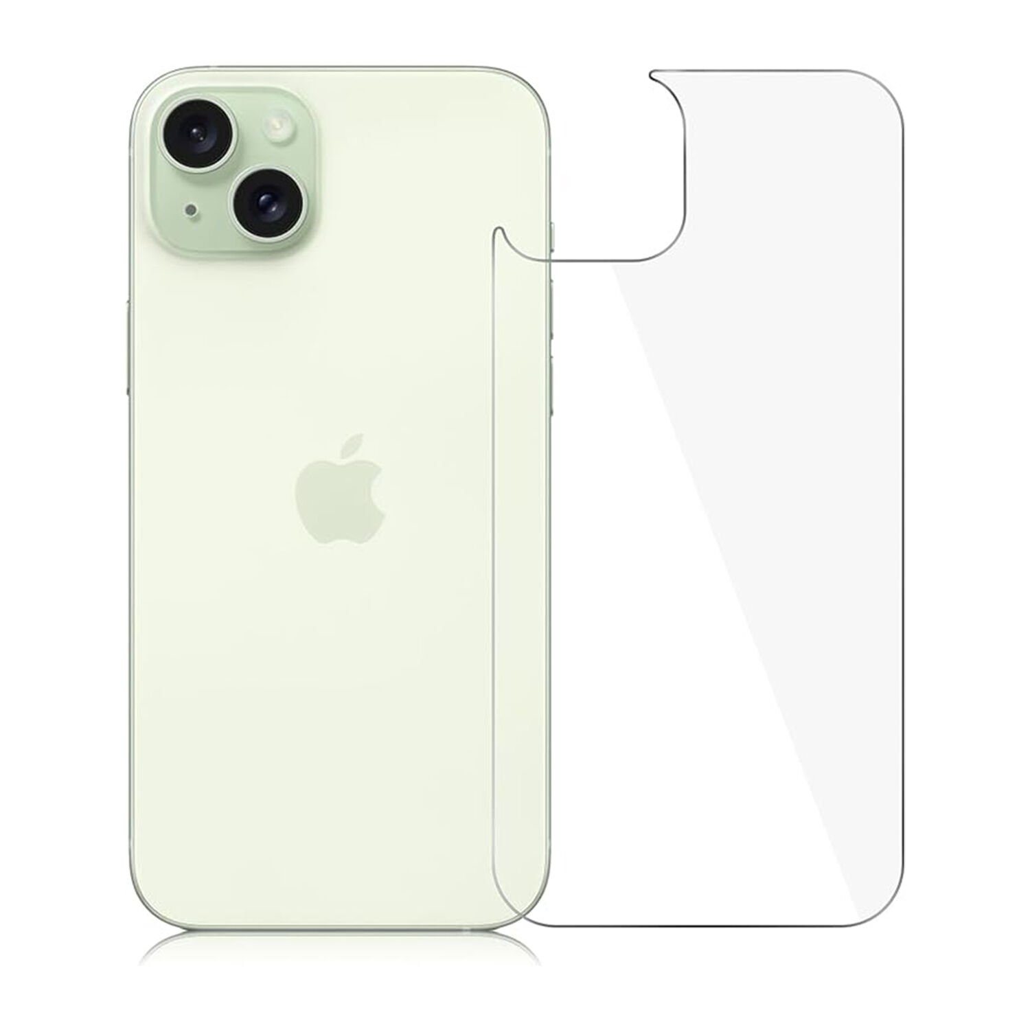 Microcase IPhone 15 Plus Arka Kapak Için Tempered Glass Cam Koruma - AL3270