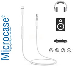 Ses Kontrol Özellikli iPhone Lightning to Aux Çevirici MH021