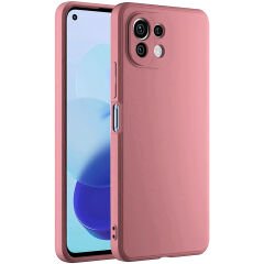 Microcase Xiaomi Mi 11 Lite CamPRO Serisi Kamera Korumalı Silikon Kılıf - AL3427