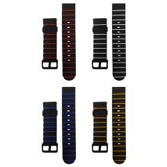 Microcase Amazfit GTR 3/GTR 3 Pro 22 mm Akıllı Saatler için Çizgi Desenli Silikon Kordon Kayış-KY69