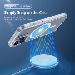 Microcase Iphone 16 Pro için Magsafe Manyetik Darbeye Dayanıklı Yarı Esnek Plastik TPU  Kılıf - AL8115