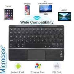 Microcase Honor Pad 8 12'' Tablet Bluetooth Touchpad Klavye + Standlı Kılıf - BKK2