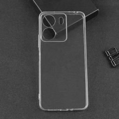 Microcase Xiaomi Redmi 13C 4G / POCO C65 Slim Serisi Soft TPU Silikon Kılıf - Şeffaf AL3324