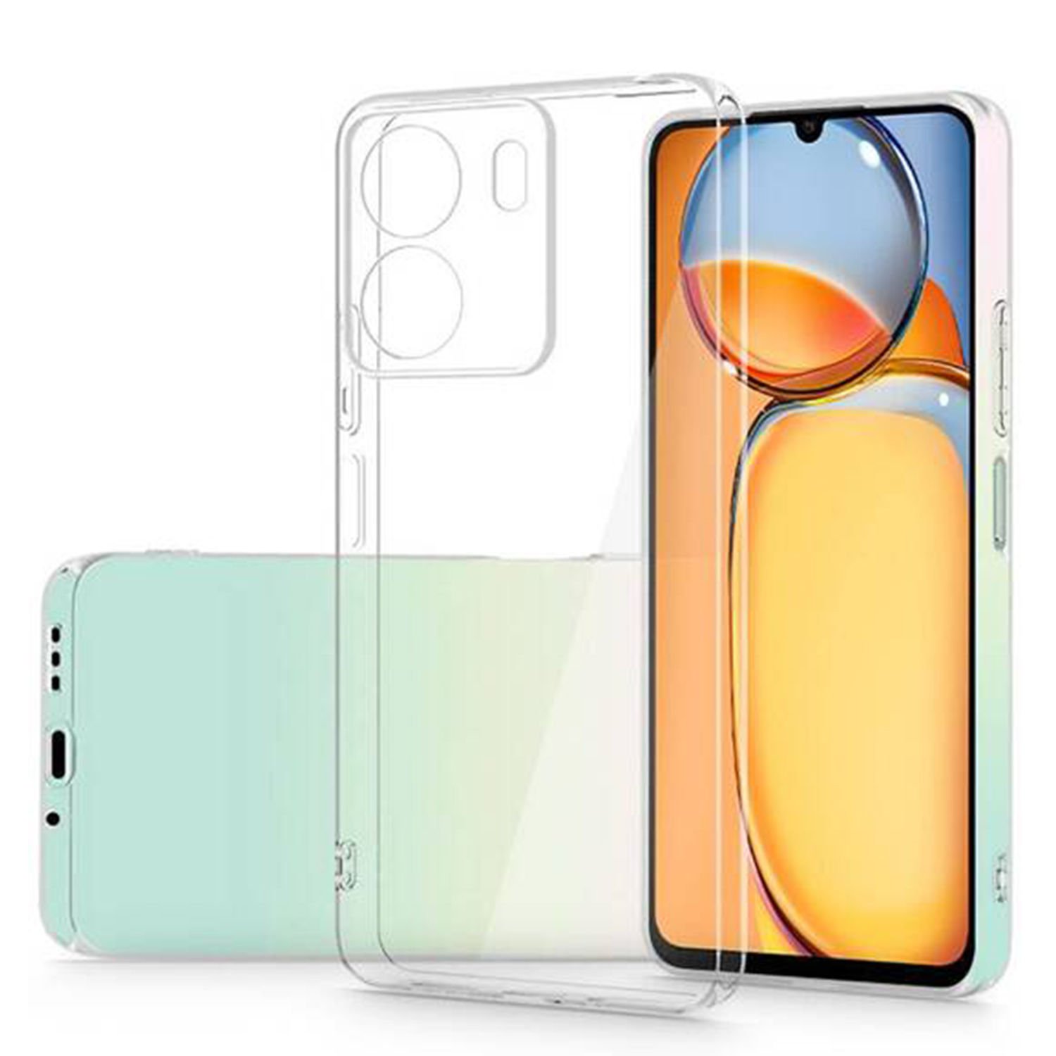 Microcase Xiaomi Redmi 13C 4G / POCO C65 Slim Serisi Soft TPU Silikon Kılıf - Şeffaf AL3324