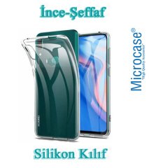 Microcase Huawei P Smart Z Ultra İnce 0.2 mm Soft Silikon Kılıf + Tempered Glass Cam Koruma (SEÇENEKLİ)