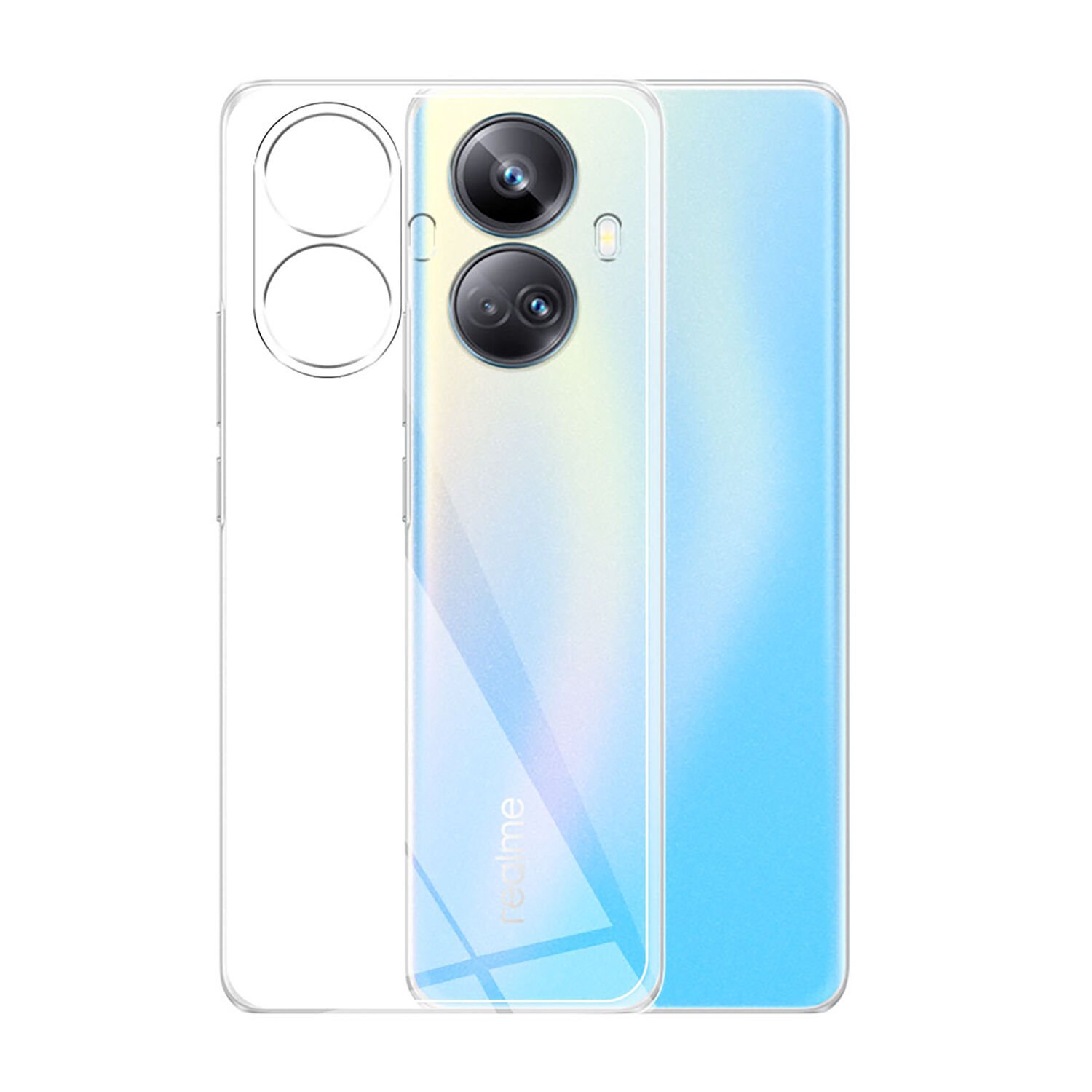 Microcase Realme 10 Pro Plus Slim Serisi Soft TPU Silikon Kılıf - Şeffaf AL3324