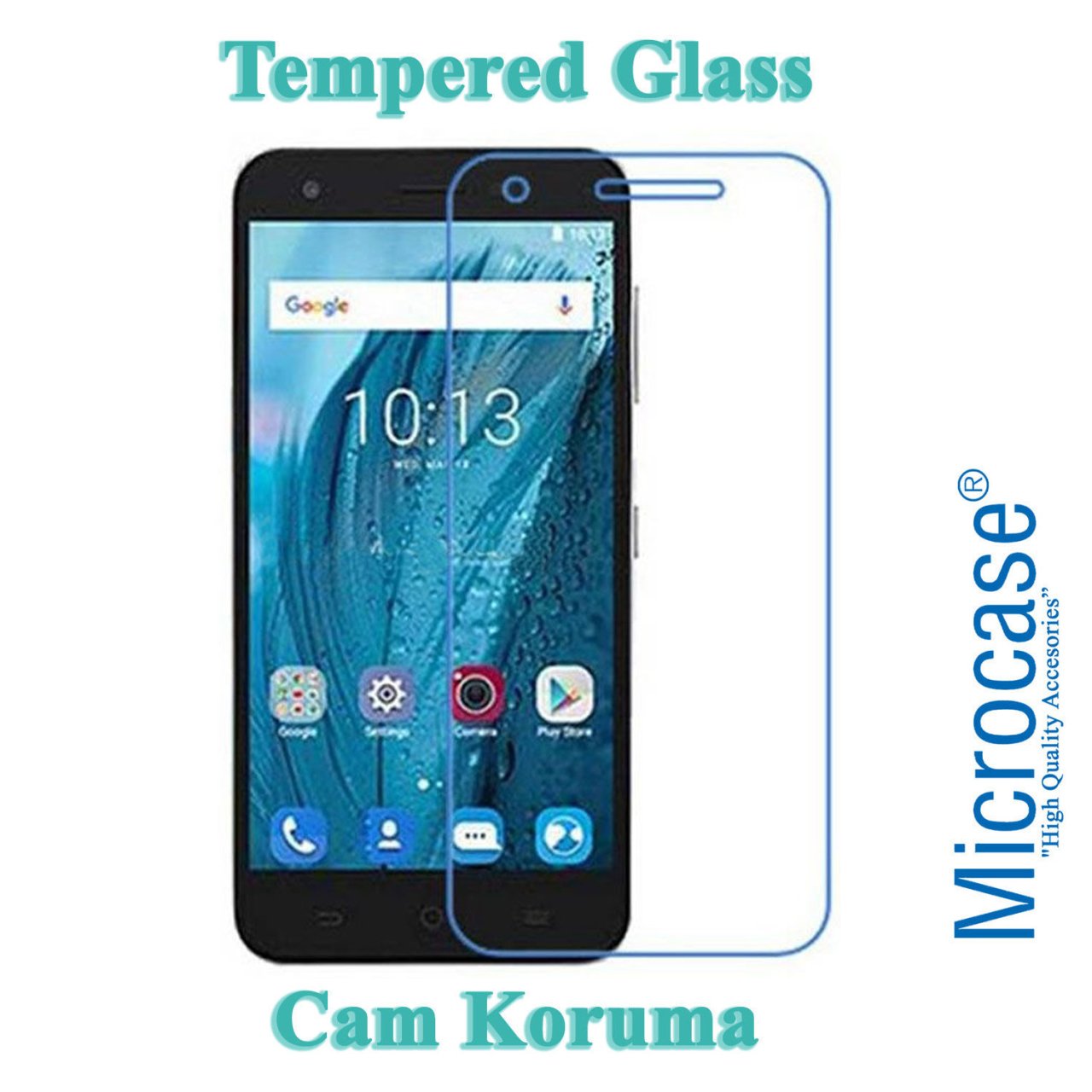 Microcase ZTE Blade A506 Tempered Glass Cam Ekran Koruyucu