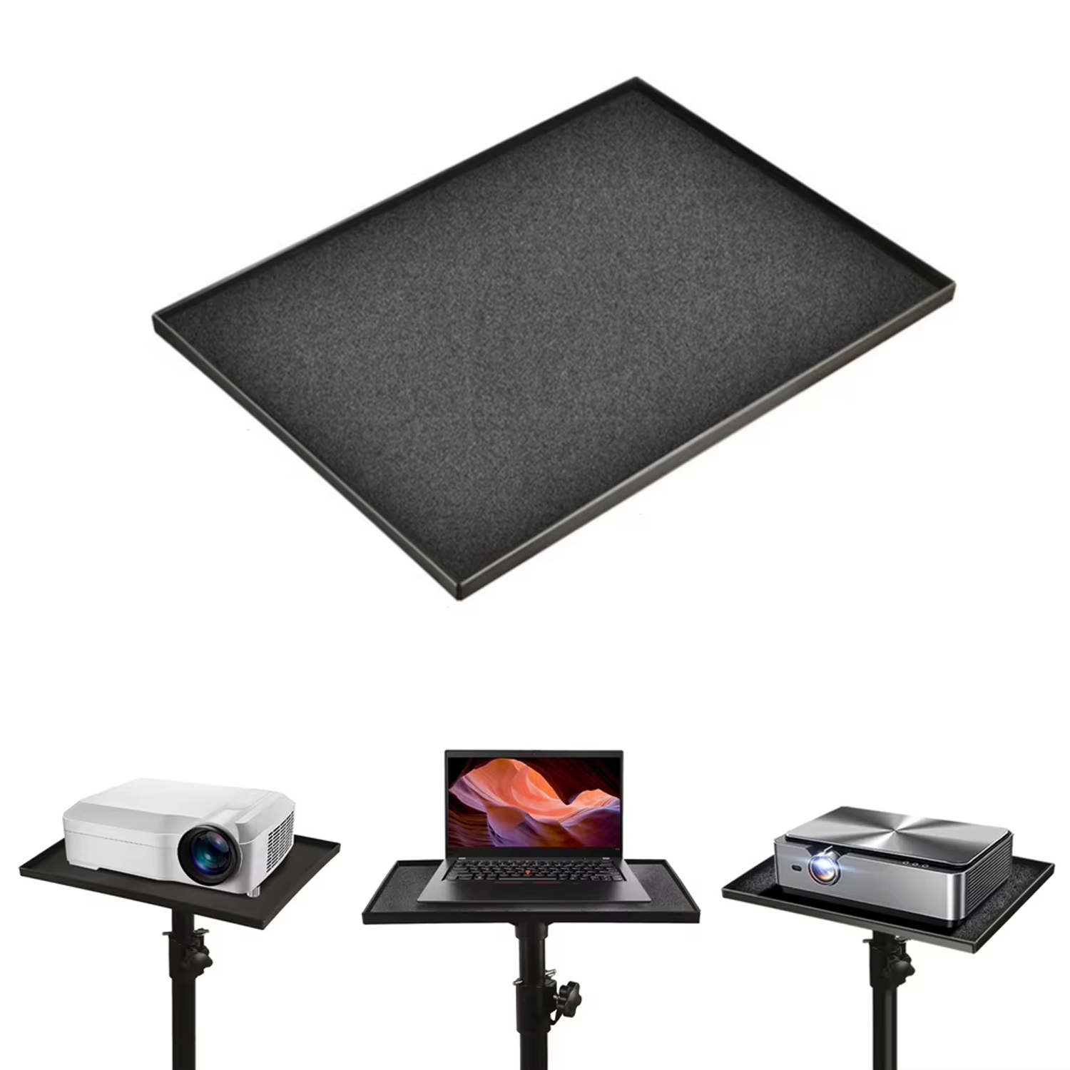 Microcase Sunum Projeksiyon Cihazı Notebook Vb için Çok Amaçlı Ayaklı Sehpa Stand + 2.1 MT Tripod - AL5095