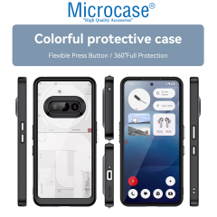 Microcase Nothing Phone 3A Pro Shield Serisi Darbeye Dayanıklı Yarı Esnek Plastik Tpu Kılıf - AL8100