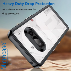 Microcase Nothing Phone 3A Pro Shield Serisi Darbeye Dayanıklı Yarı Esnek Plastik Tpu Kılıf - AL8100
