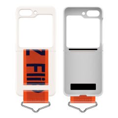 Microcase Samsung Z Flip 6 Parmak Tutuculu Kayış Askılı Plastik Kılıf - AL3007