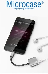 Type-C 2in1 Şarj ve Kulaklık Çevirici Adaptör Gümüş AL2301