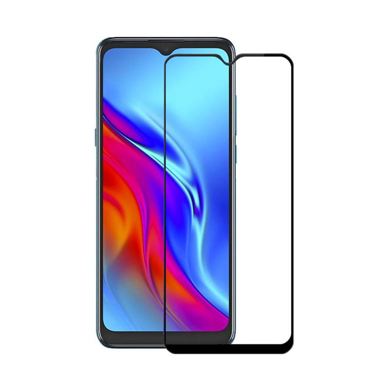 Microcase TCL 20E Tam Kaplayan Çerçeveli Tempered Ekran Koruyucu - Siyah