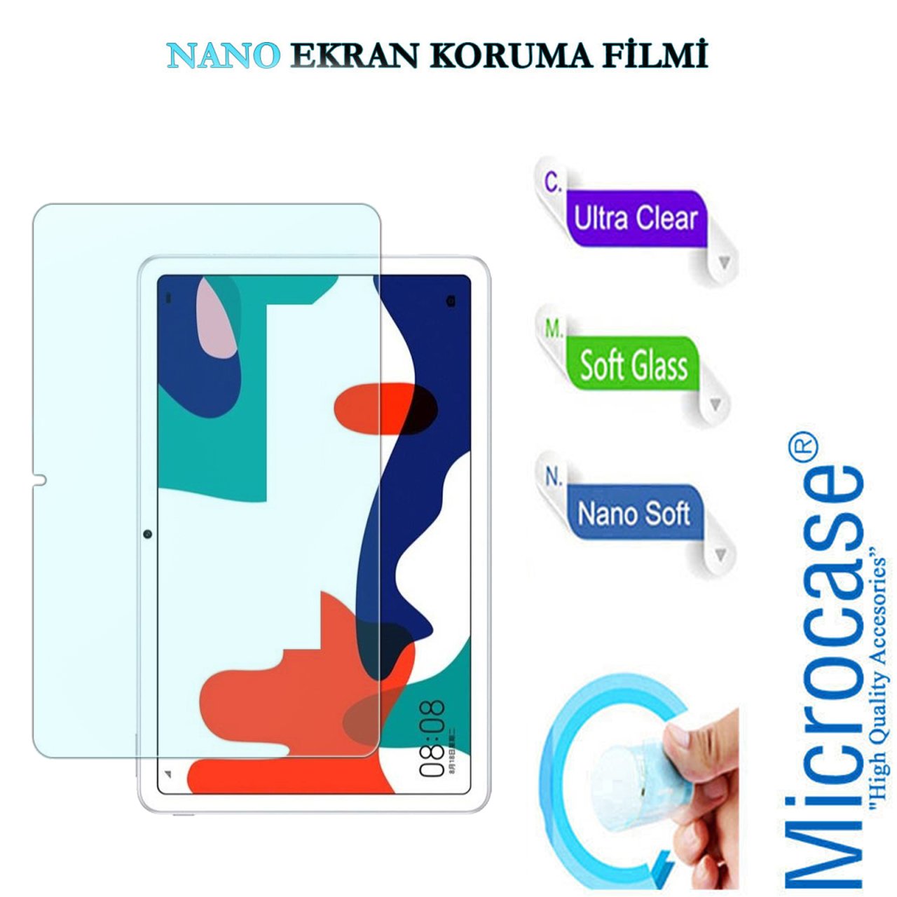 Microcase Huawei Matepad 10.4 inch Nano Esnek Ekran Koruma Filmi