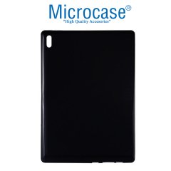Lenovo Tab E10 TB-X104F Tab 4 10 Silikon Kılıf Siyah + EKRAN KORUMA