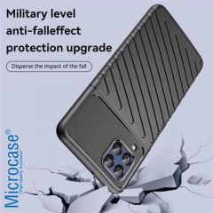 Microcase Samsung Galaxy M33 5G Thunder Serisi Darbeye Dayanıklı Silikon Kılıf - Siyah