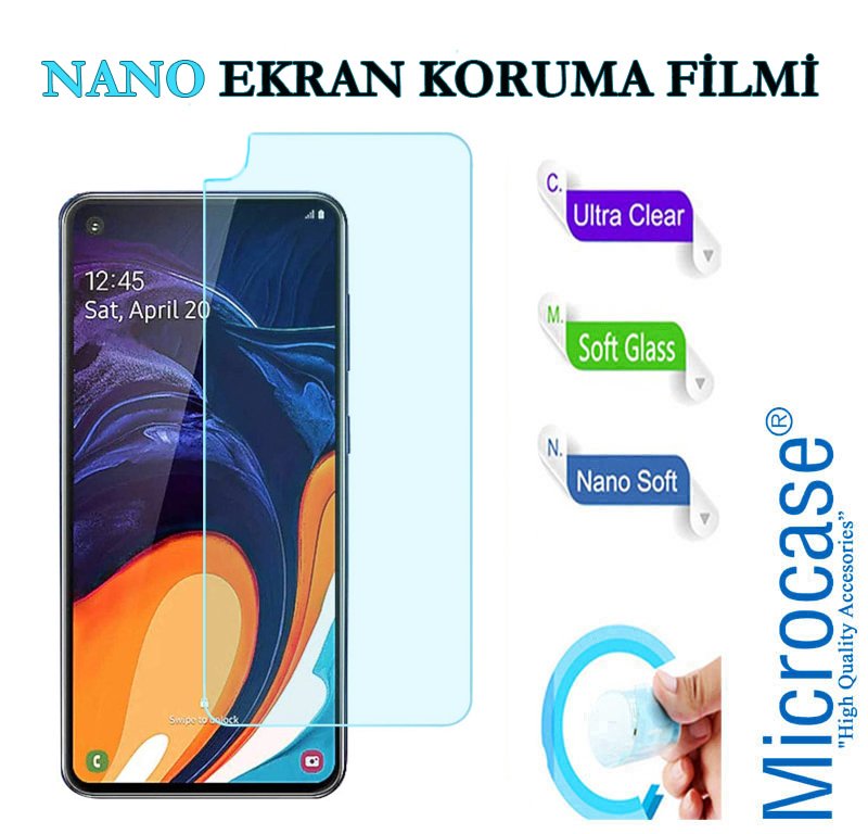 Microcase Samsung Galaxy A60 Nano Esnek Ekran Koruma Filmi