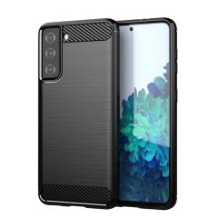 Microcase Samsung Galaxy S22 Plus 5G Brushed Silikon Kılıf -Siyah
