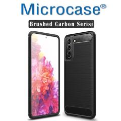 Microcase Samsung Galaxy S22 Plus 5G Brushed Silikon Kılıf -Siyah