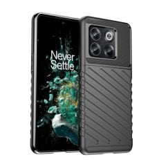 Microcase OnePlus Ace Pro 5G - OnePlus 10T 5G Thunder Serisi Darbeye Dayanıklı Silikon Kılıf - Siyah