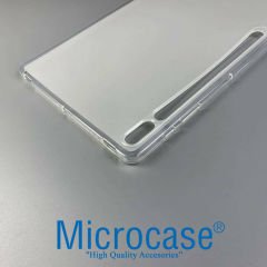 Microcase Samsung Galaxy Tab S7 FE LTE 12.4 2021 SM-T735C SM-T735 T736 T730 Silikon Kılıf - Şeffaf