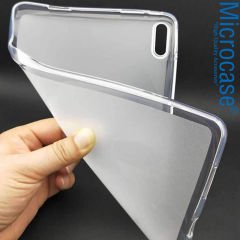 Microcase Samsung Galaxy Tab S7 FE LTE 12.4 2021 SM-T735C SM-T735 T736 T730 Silikon Kılıf - Şeffaf