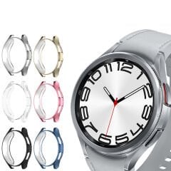 Microcase Samsung Galaxy Watch 6 40mm Önü Kapalı Silikon Kılıf - AL3173