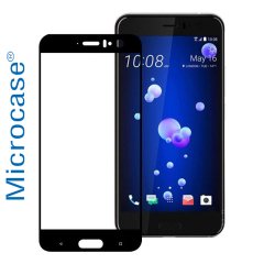 Htc U11 Tam Kaplayan Çerçeveli Tempered Cam Koruma