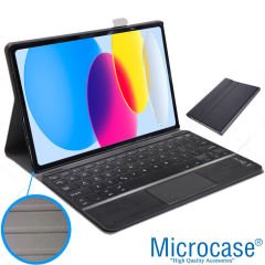 Microcase iPad Air (5. Nesil) 10.9 inch Bluetooth Touchpad Klavyeli Kılıf-BKK5