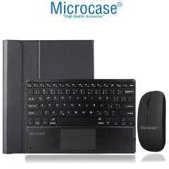 Microcase Lenovo Tab M10 Plus TB125FU 10.61 inch (3.Nesil) Bluetooth Touchpad Klavye+Mouse+Kılıf -BKK7