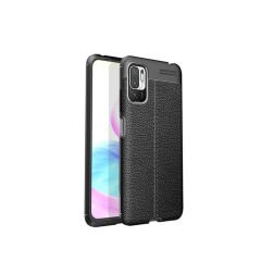 Microcase Xiaomi Redmi Note 11 SE Leather Tpu Silikon Kılıf - Siyah