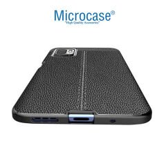 Microcase Xiaomi Redmi Note 11 SE Leather Tpu Silikon Kılıf - Siyah