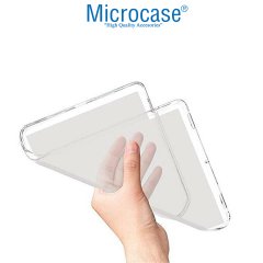 Microcase Samsung Galaxy Tab S6 T860 Tablet Silikon Soft Kılıf + Tempered Glass Cam Koruma