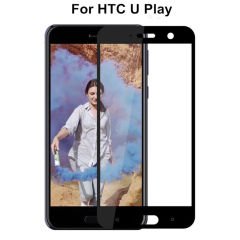 Htc U Play Tam Kaplayan Çerçeveli Tempered Cam Koruma
