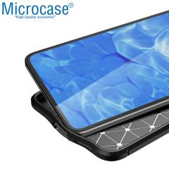Microcase Oppo Reno 6 Leather Silikon Kılıf - Siyah