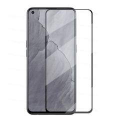 Microcase Realme GT Master Edition Tam Kaplayan Çerçeveli Cam Koruma - Siyah