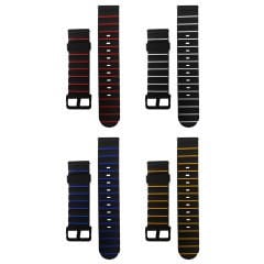 Microcase Amazfit Bip 3-Bip 3 Pro 22 mm Akıllı Saatler için Çizgi Desenli Silikon Kordon Kayış-KY69