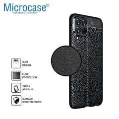 Microcase Samsung Galaxy M33 5G Leather Tpu Silikon Kılıf - Siyah