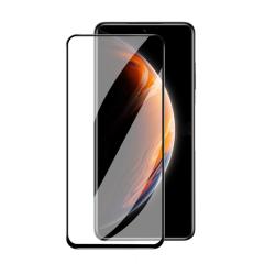 Microcase Infinix Zero X Pro Tam Kaplayan Çerçeveli Cam Koruma - Siyah