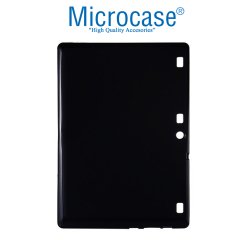 Lenovo Tab 2 A10-70 Silikon Kılıf Siyah + Ekran Koruyucu