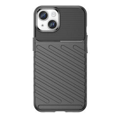Microcase Iphone 15 Thunder Serisi Darbeye Dayanıklı Silikon Kılıf - Siyah AL3421