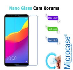 Microcase Huawei Y9 2018 Nano Glass Cam Ekran Koruma Filmi