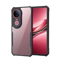 Microcase Vivo V50 5G ile uyumlu Airbag Serisi Darbeye Dayanıklı Köşe Korumalı Tpu Kılıf - AL3370