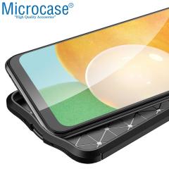 Microcase Samsung Galaxy M52 5G Leather Silikon Kılıf - Siyah